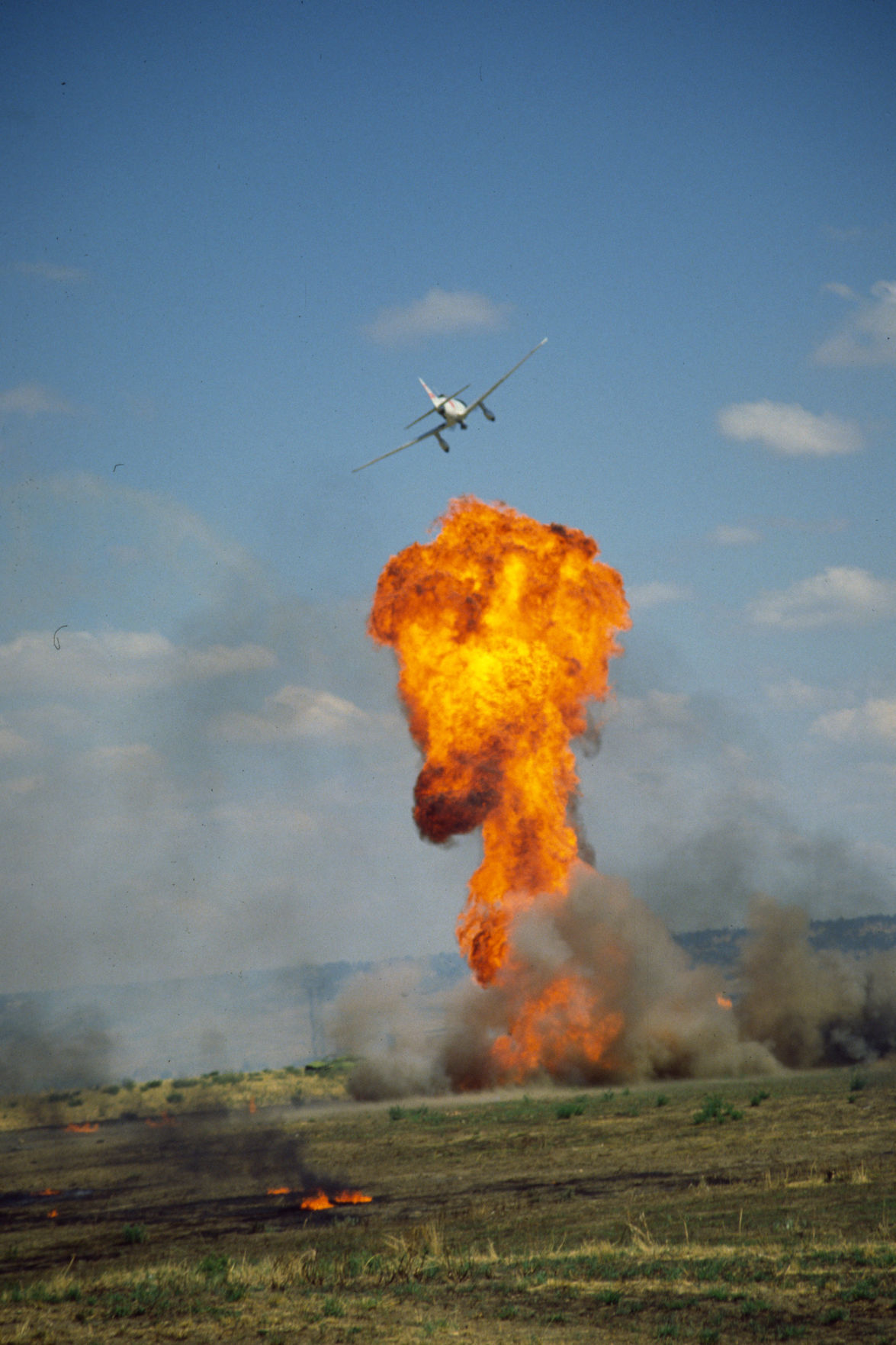 Mock bombing run, 1990